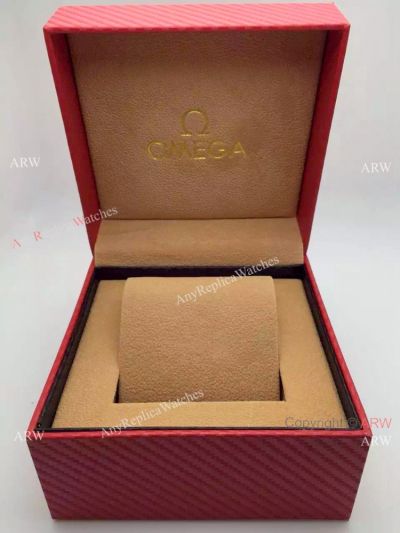 Nice Quality Omega Box Replica Red Watch Case